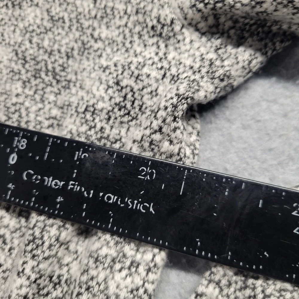 Prana Womens XL Gray Marled Cowl Neck Hoodie Kangaroo Pocket High Low Hem Top